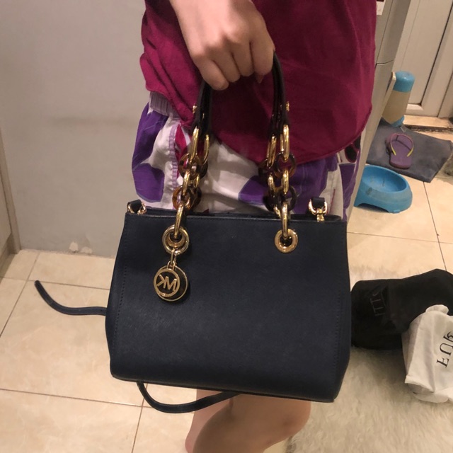 Michael kors shop cynthia navy