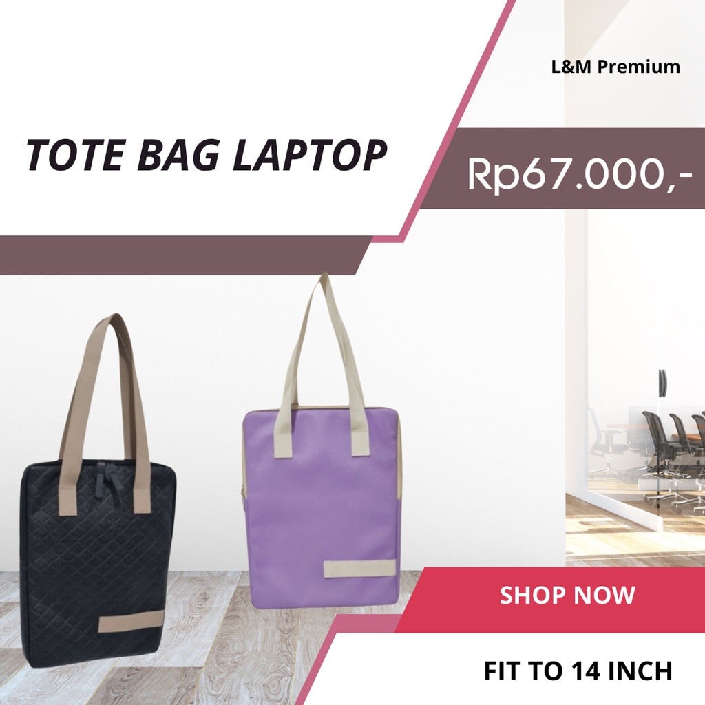 Tote bag untuk laptop new arrivals