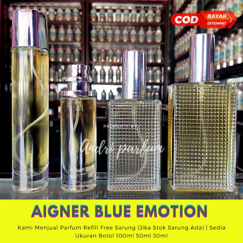 Jual Parfum Aigner Blue Emotion Pria Refill isi Ulang Non Alkohol