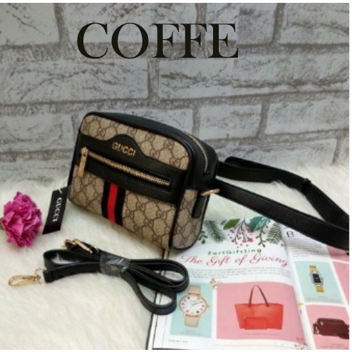 Jual ( PROMO SALE ) BEST SELLER TAS WANITA HANDBAG LV SLING BAG JENYFER  4RUANG SELEMPANG IMPORT MURAH