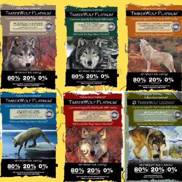 Timberwolf dog outlet food