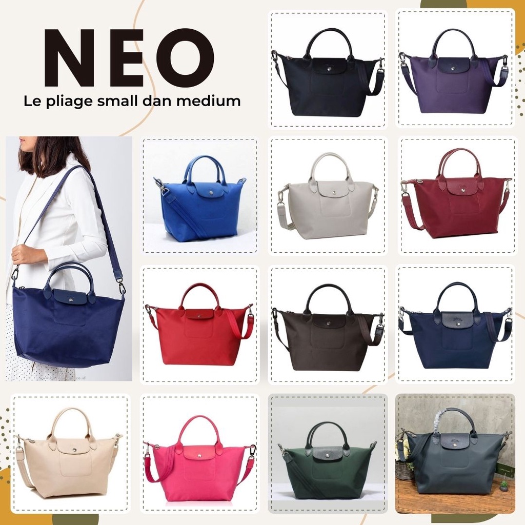 Warna longchamp shop neo original