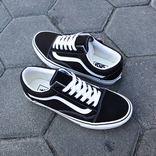 Vans old skool outlet black white full canvas