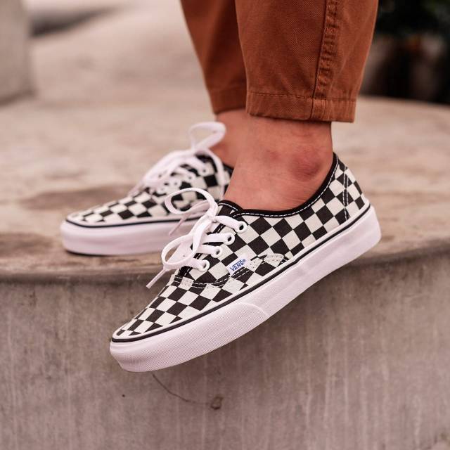 Harga vans sale authentic checkerboard