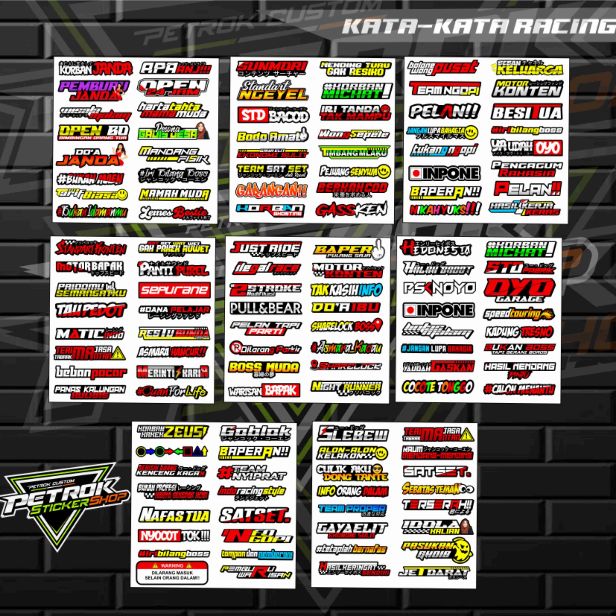 Produk Gareng Stickers Store | Shopee Indonesia