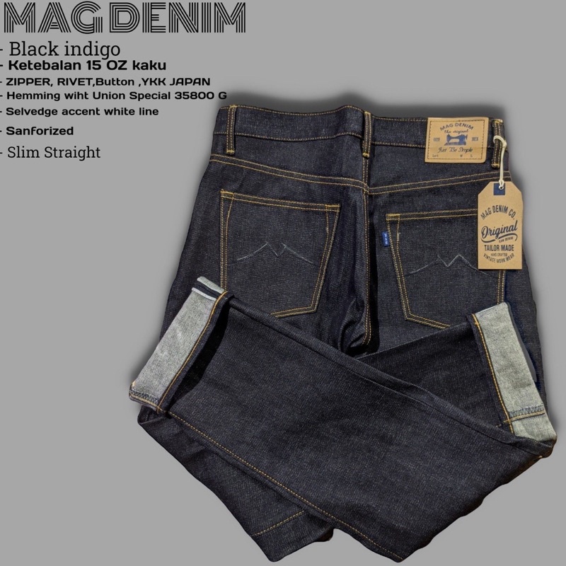 Jual selvedge hot sale denim