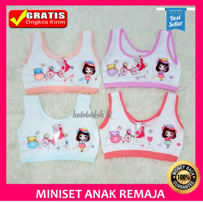 Promo Miniset Anak Perempuan Miniset Busa Lepas Mini Bra Anak Busa Diskon  23% di Seller Babana Store - Kalibata, Kota Jakarta Selatan