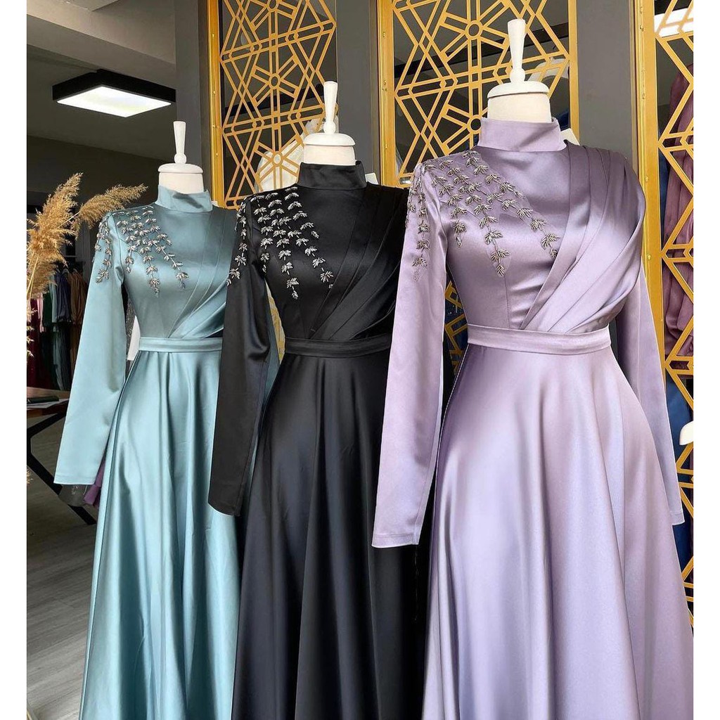 Baju cheap bridesmaid satin