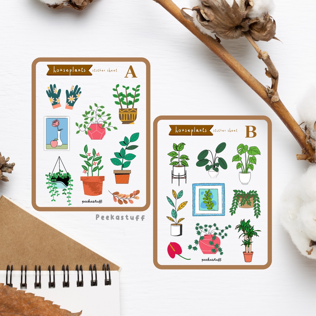 House Plants Sticker Sheet