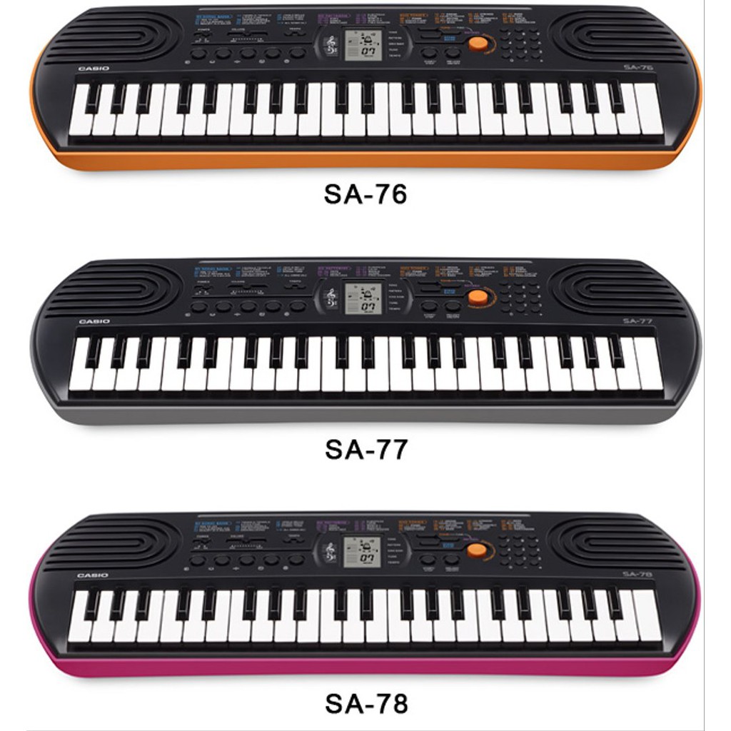 Jual Mini Keyboard Casio SA 76 77 78 Garansi 1th Shopee Indonesia