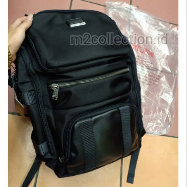 Jual TUMI Alpha Bravo Tyndall Utility Backpack Black Shopee