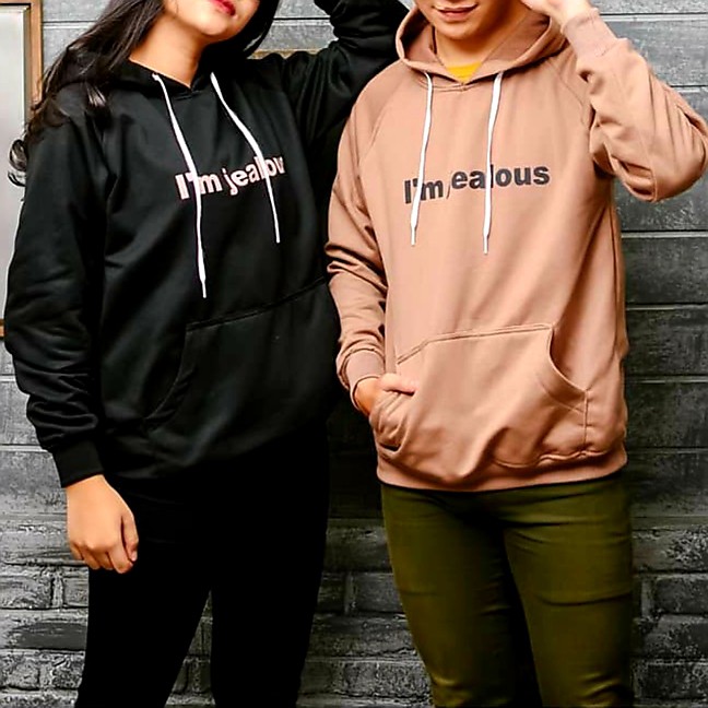 Sweater hoodie di online shopee