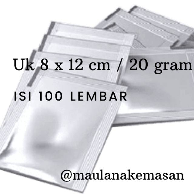 Sachet on sale aluminium foil