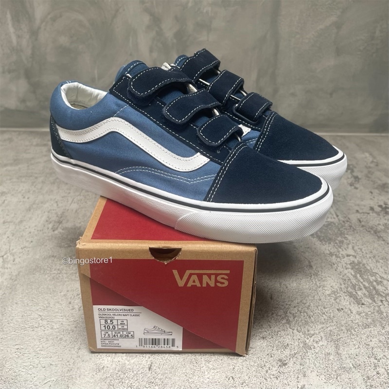 Vans hotsell velcro navy