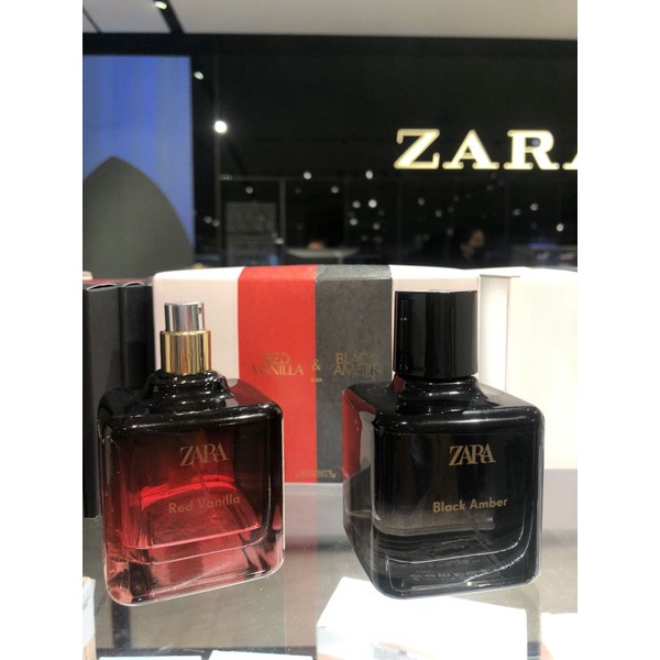 zara black amber and red vanilla perfume price