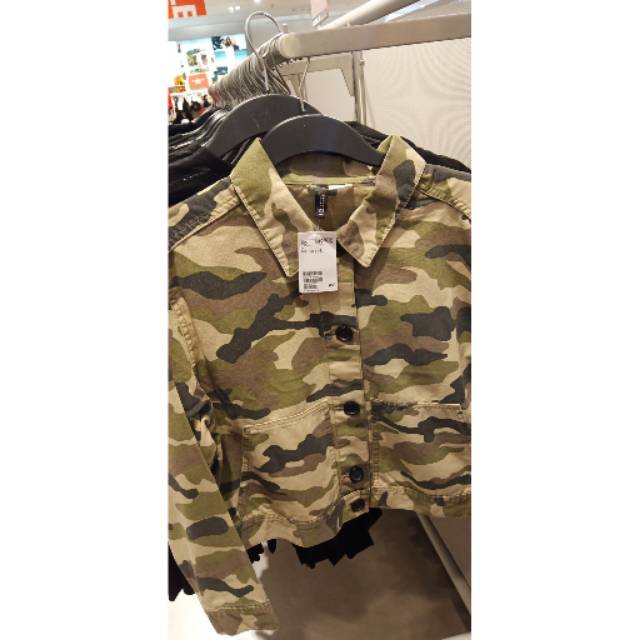 Jaket 2024 army h&m