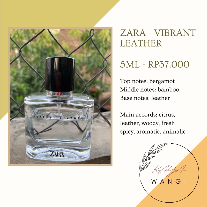 Zara vibrant leather discount notes