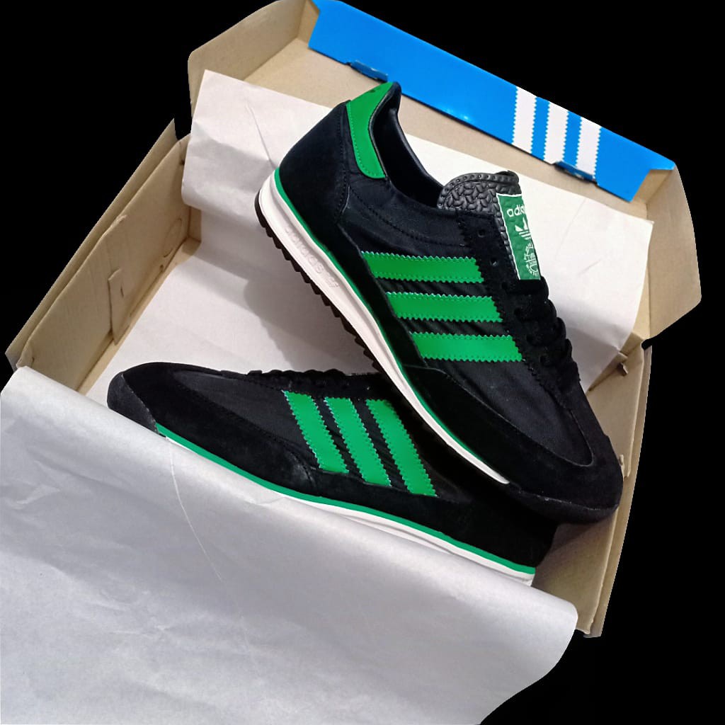 ADIDAS SL 72 Black Green Sepatu Pria