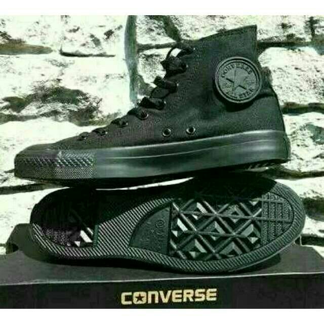 Converse full shop black ori