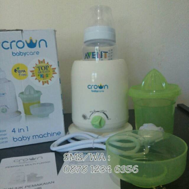 Bottle warmer sale crown