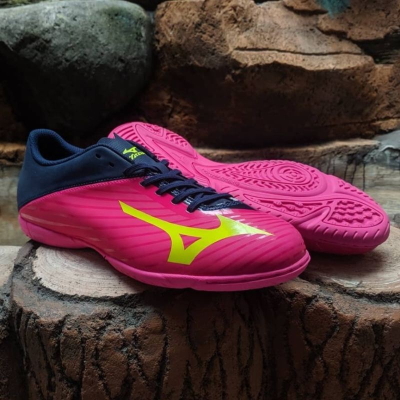 Jual Sepatu Futsal Mizuno Basara 103 IN Pink Original Shopee