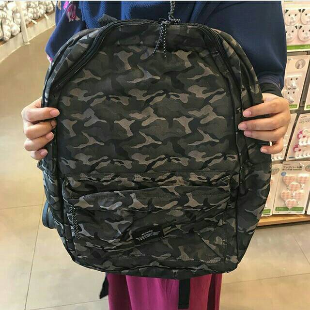 MINISO.Camouflage Backpack Army 2Wrn