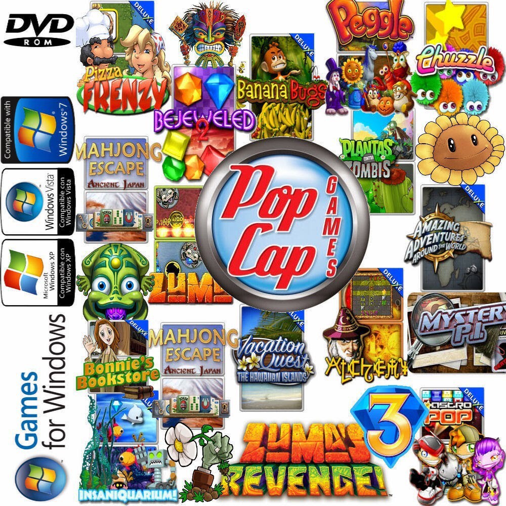 Jual PopCap Games Full Set Murah (Digital) (Google Drive) (Plant vs Zombie,  Insaniquarium, Zuma) | Shopee Indonesia