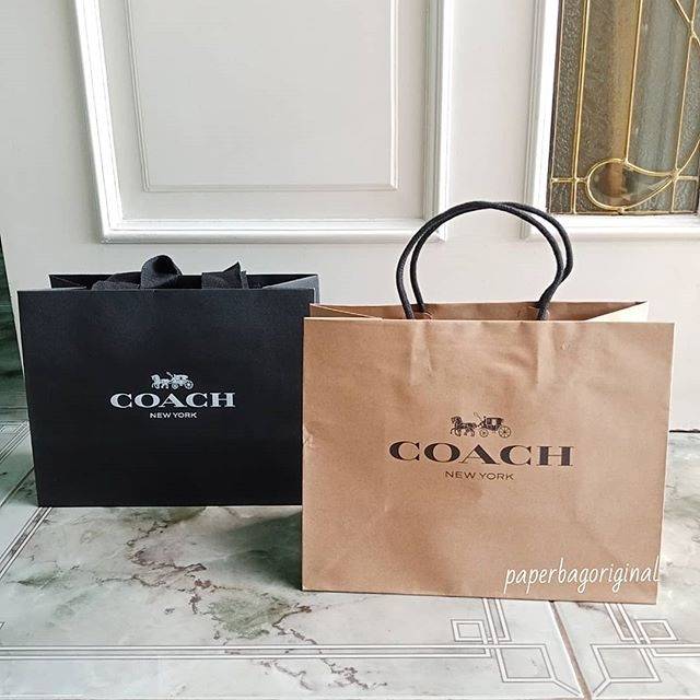 Paper bag cheap coach original