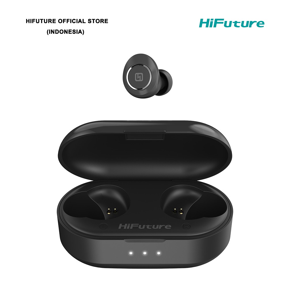 Jual HiFuture Bassbuds TWS Earphone Wireless Bluetooth 5.0 Black