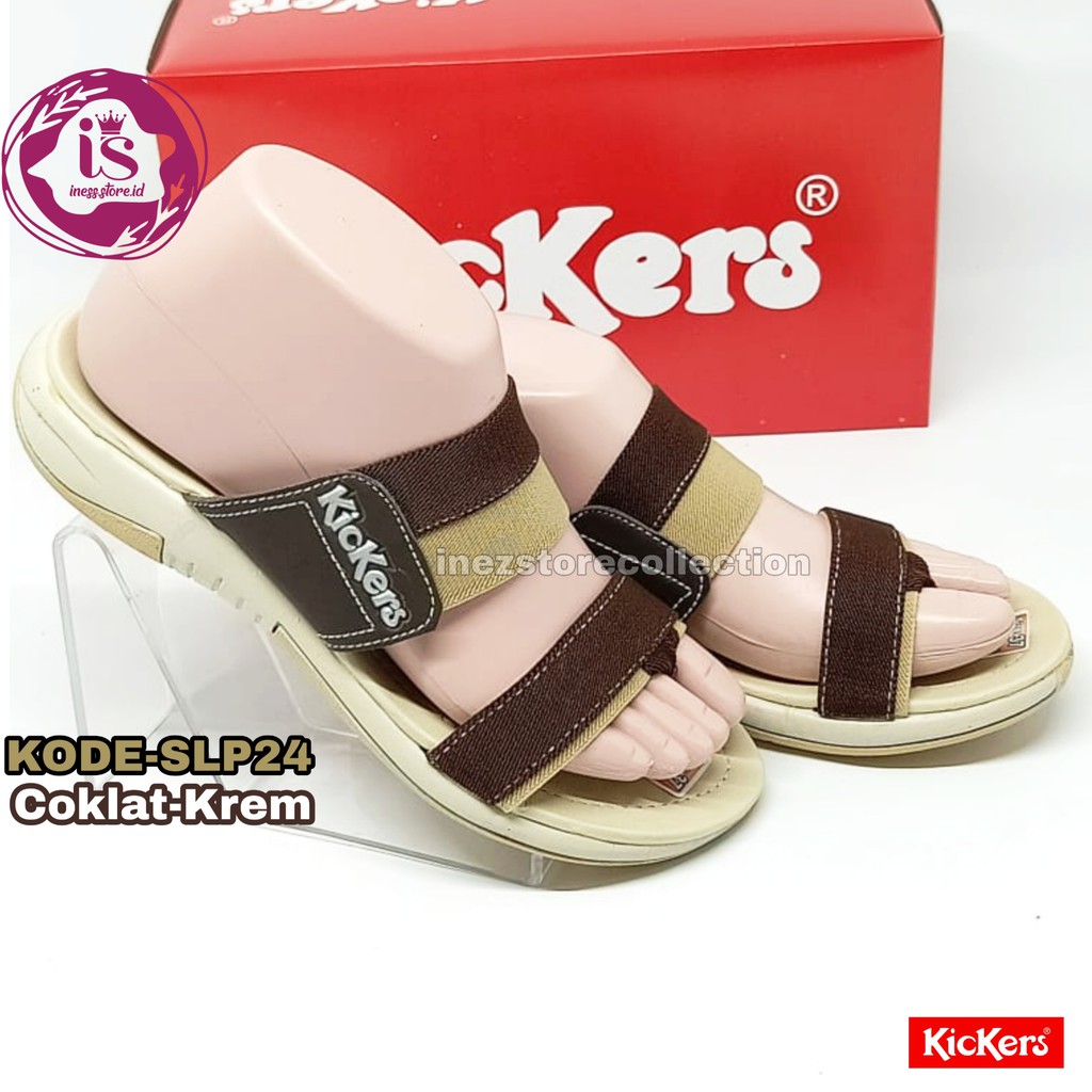 Jual SANDAL WANITA SLOP KICKERS SANTAI KODE SLP24 MURAH HARGA