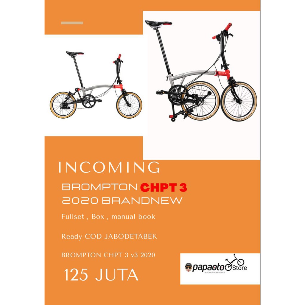 Brompton chapter 3 clearance 2020