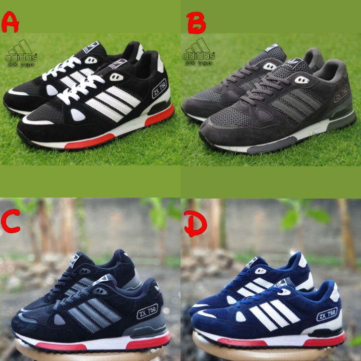 Jual sepatu sneakers adidas ZX 750 impor 39 44 Shopee Indonesia