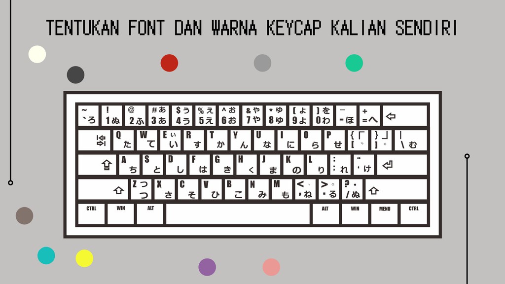 KeyKraft TYPING Lvl 100 (WHITE) Keycap Set