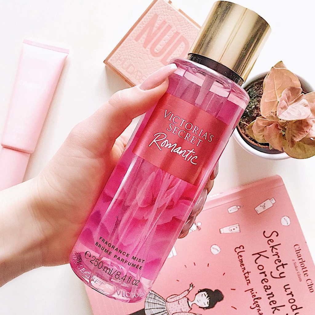 Jual PARFUM WANITA VICTORIAS SECRET ROMANTIC BODY MIST 250mL