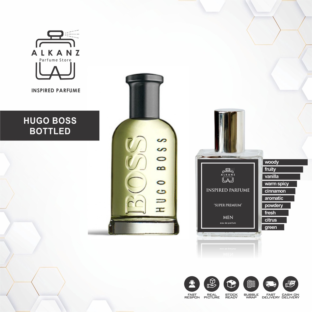 Harga parfum boss bottled sale