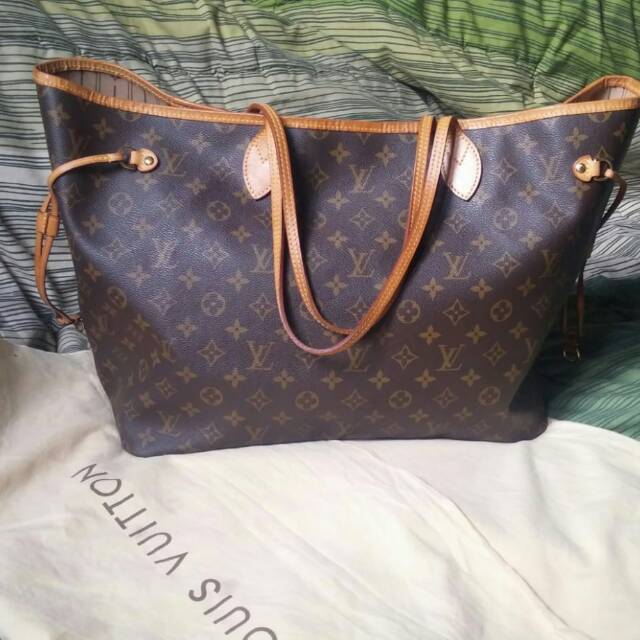 Jual Tas Louis Vuitton Neverfull PM Original Authentic Second LV