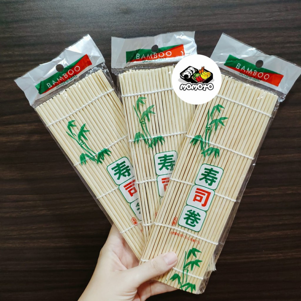 Jual Tikar Bambu Penggulung Sushi Roller Kimbab Alas Gulung Sushi