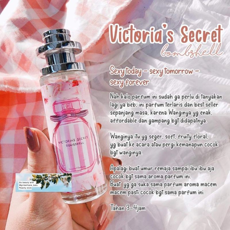 Jual Parfum Victoria s secret BOMBSHELL Original Parfum Noir tease