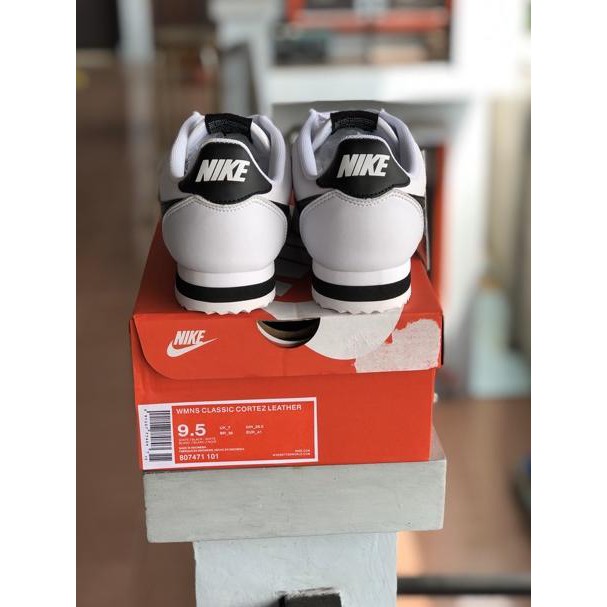 KODE V189 Nike Cortez Leathers White Black BNIB Made in indonesia original