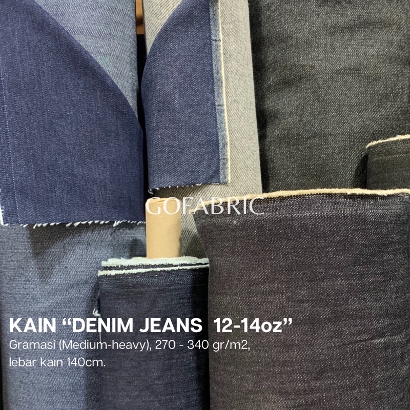 Jual kain denim store selvedge