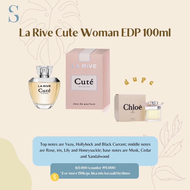 La rive cuté vs chloé hot sale