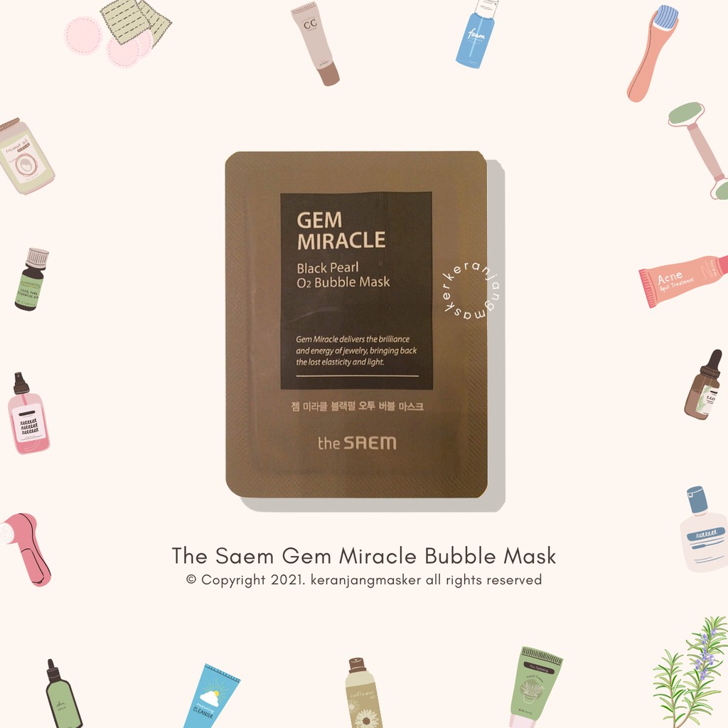 the SAEM GEM MIRACLE BLACK PEARL O2 BUB… - 基礎化粧品