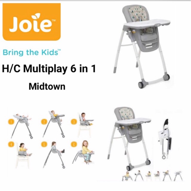 High chair joie sales 6 in 1