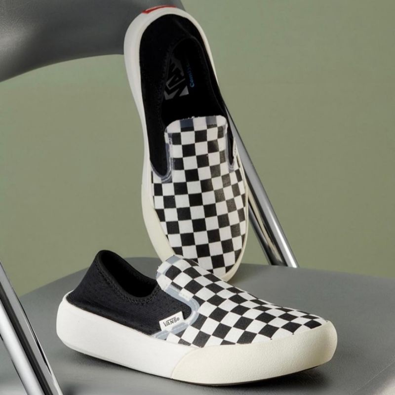 Vans comfycush shop one checkerboard