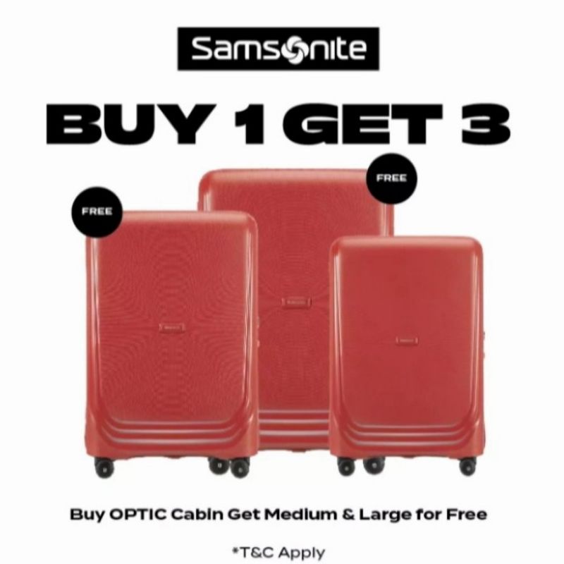 Samsonite buy cheap 1 get 1