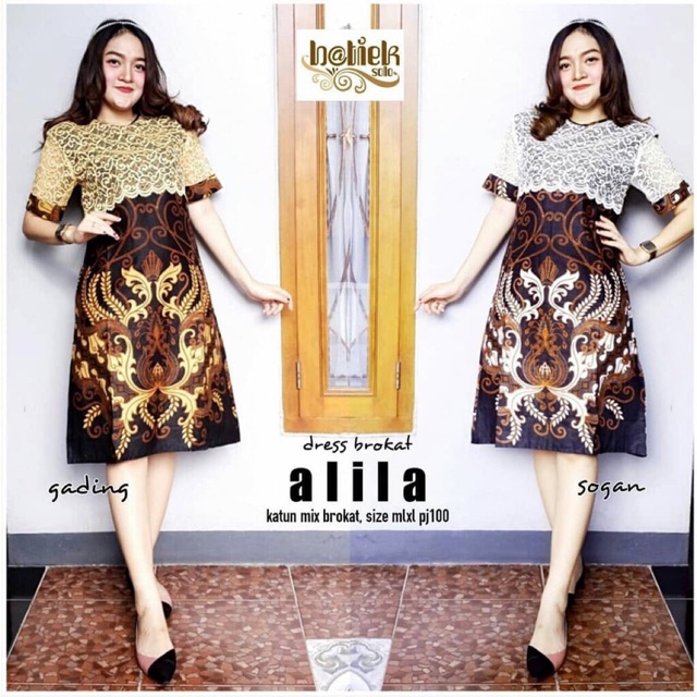 Brokat batik clearance dress