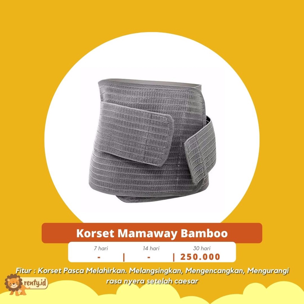 Sewa Korset Mamaway Nano Bamboo