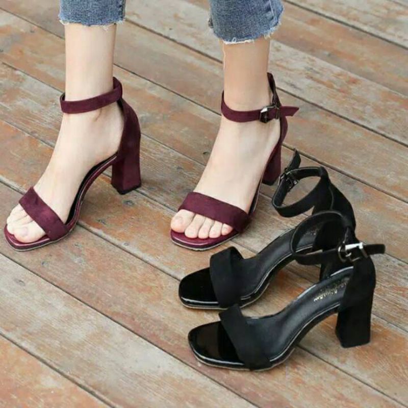 Sepatu best sale heels shopee