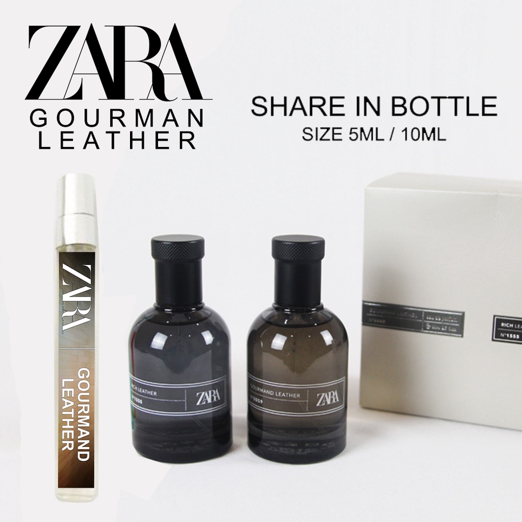 zara parfum gourmand leather