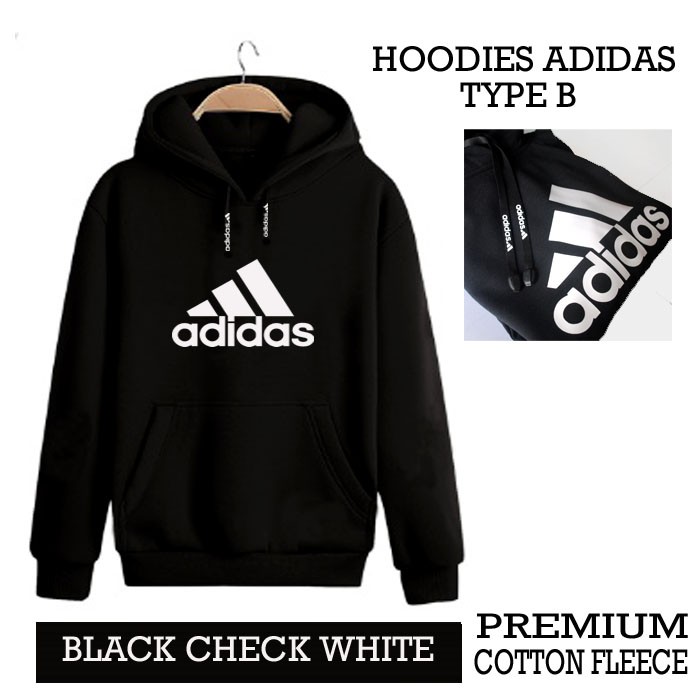 Hoodie adidas clearance hitam